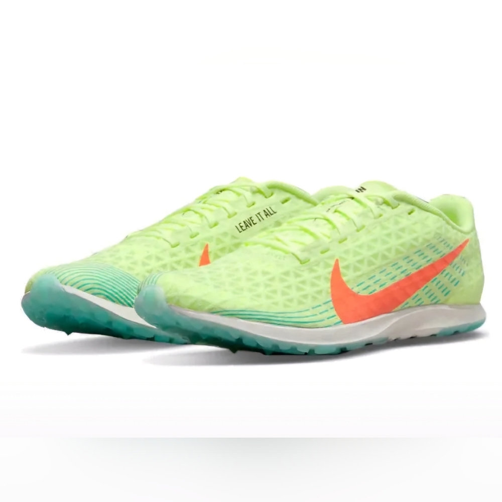 Nike Zoom Rival Waffle 5 Running Shoes Unisex - GREEN- SIZE 8.5